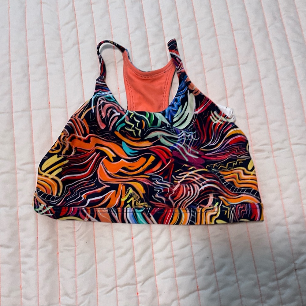 Colorful Athleta Girl Swim Top